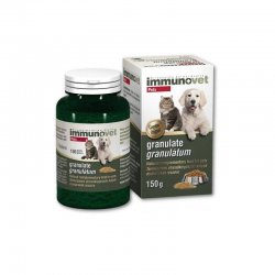 Immunovet granulátum 150 g - eledelbe keverhető immunerősítő kutyáknak, macskáknak