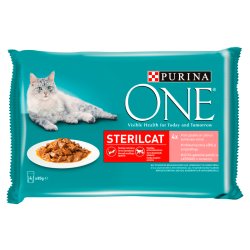 Purina One Sterilcat Lazaccal és Répával nedves macskaeledel sterilizált macskák számára 4 x 85 g